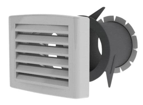 Divers sanitaires  -  Bouche de soufflage TP SR sans registre TP 80 SR 412004 ATLANTIC CLIMATISATION VENTILATION