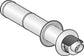 Chaudière & Chauffe-Eau  -  Terminal horizontal DUALIS épaisseur polypropylène, diamètre 60 / 100 mm, pour chaudière à condensation Fioul/Gaz STH 60 / 100 épaisseur P Réf. 17060762/0