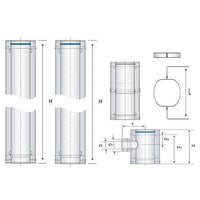 Divers sanitaires  -  Kit étage 110 Multi+ int. Réf. 17110396/0 POUJOULAT