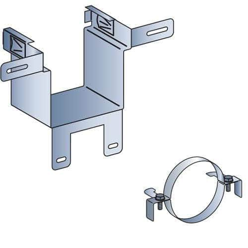 Divers sanitaires  -  Support de conduit universel diamètre 80 mm SCU 80 FLA Réf. 27080758/0 POUJOULAT