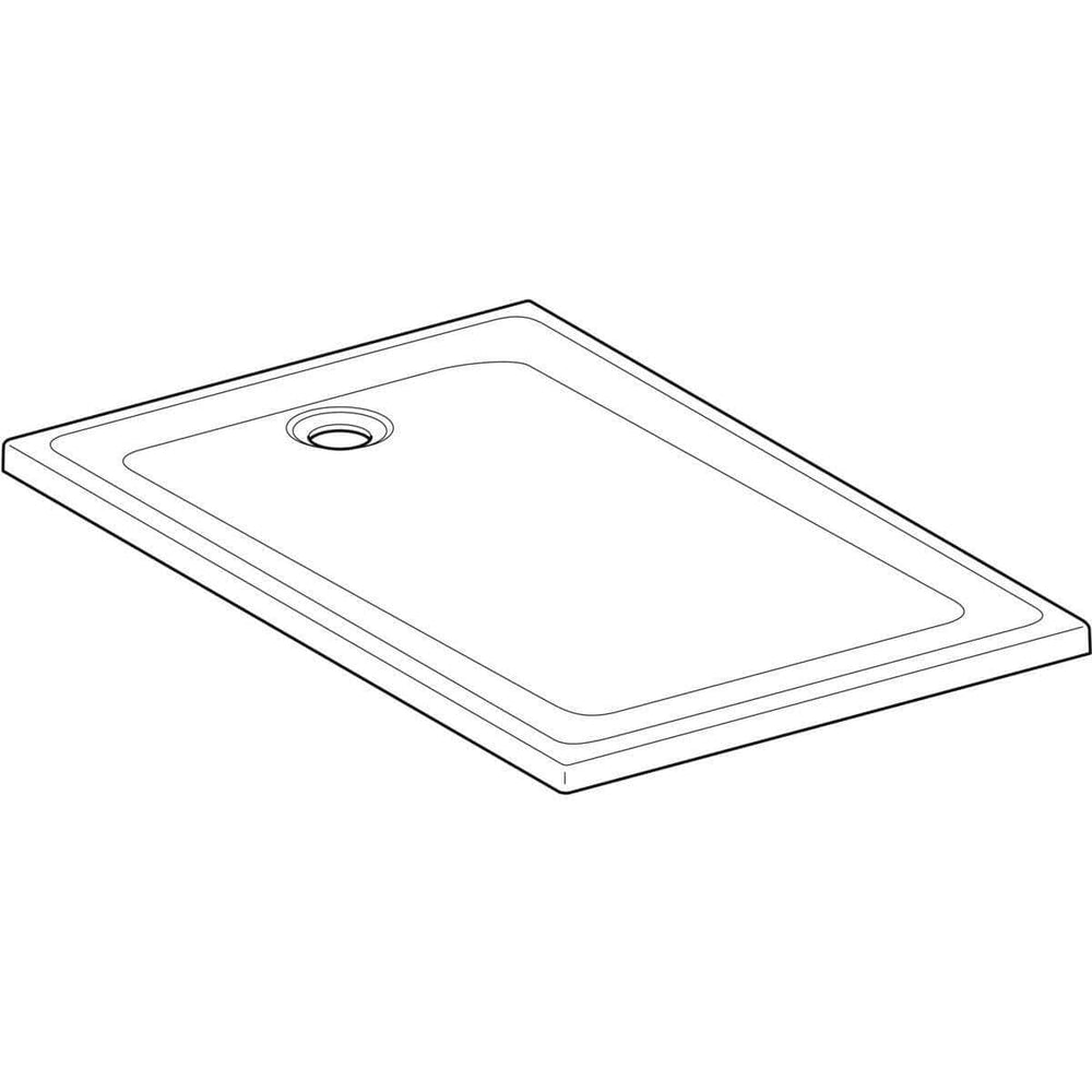 Receveur de douche  -  Receveur RENOVA AP 140 x 90 mm AGL blanc Réf 00729900000AG3 GEBERIT