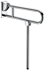 Douche  -  Barre relevable avec béquille D 32 L 650 inox poli brillant réf. 510162P DELABIE