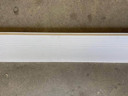Lambris  -  Lambris peint en blanc bois brut - 13x135 - L=2,53m