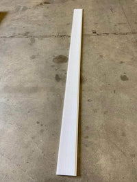 Lambris  -  Lambris peint en blanc bois brut - 13x135 - L=2,53m