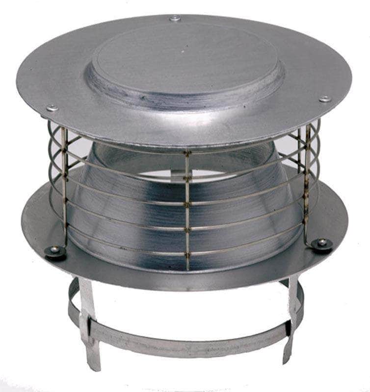 Divers sanitaires  -  Aspirateur de fumée aluminium diamètre 105 / 125 mm réf. 401002 TEN