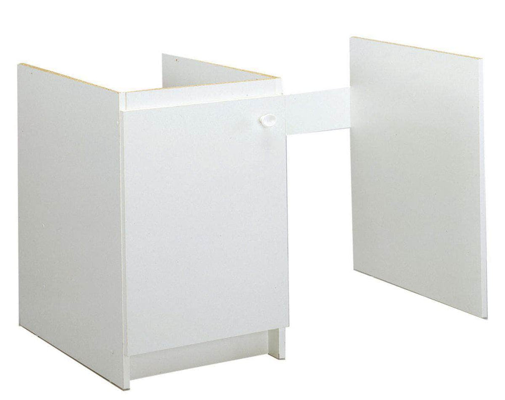 Divers sanitaires  -  Meuble sous évier PRIMO 1 porte 120 cm avec niche MODERNA