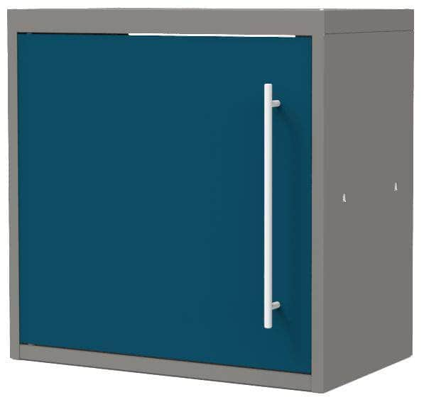 Meuble sanitaires  -  Meuble haut CLIPMETAL COLOR 60 cm, Coloris Aluminium MODERNA