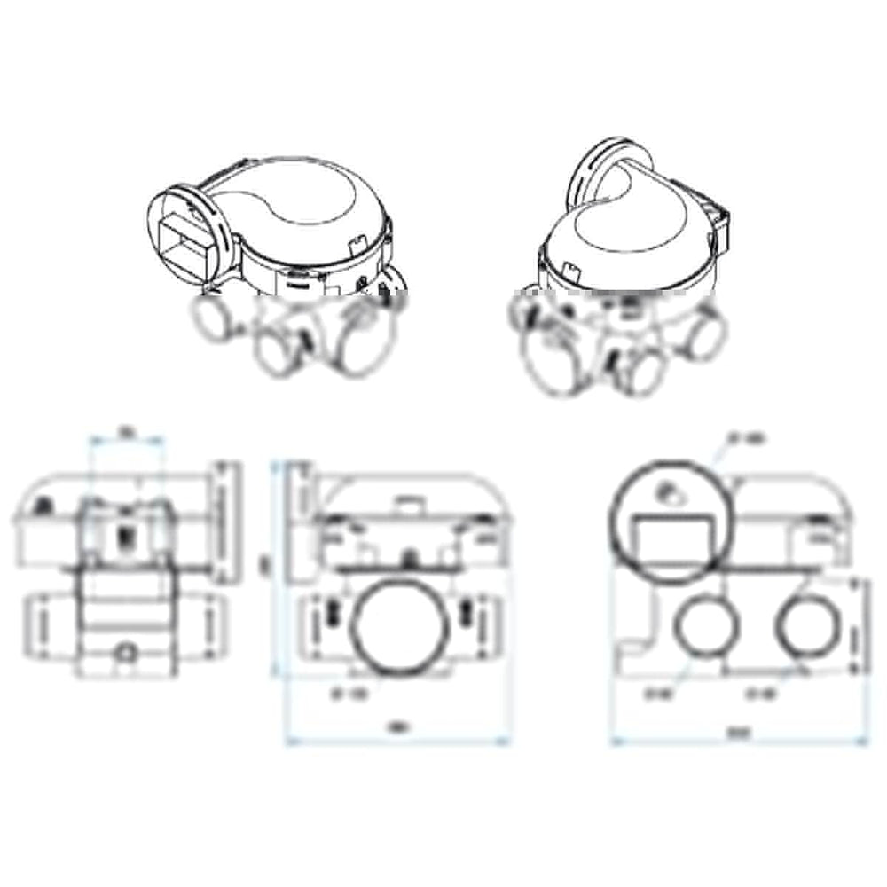 Divers sanitaires  -  Kit Easyhome auto + Colorline Réf 11026033