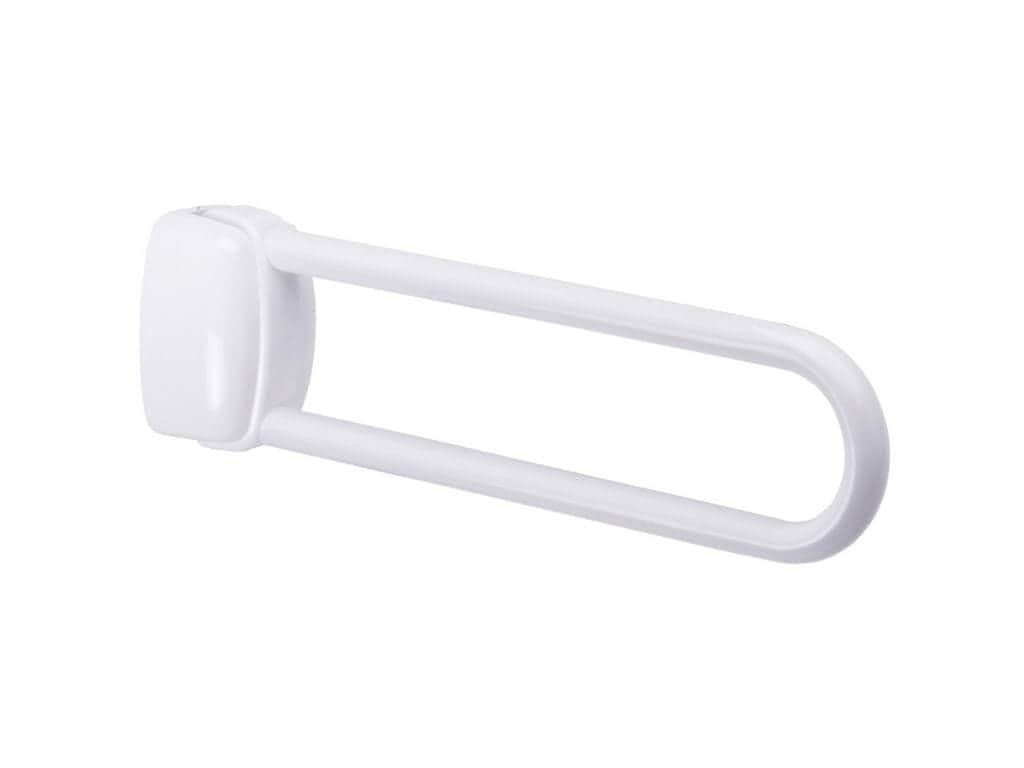 Divers sanitaires  -  Barre d'appui relevable L60cm époxy blanc blocage horizontal et vertical 048860 PELLET