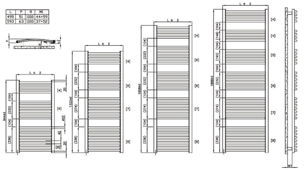 Seche serviette radiateur Ondeo 1769928 ALTERNA