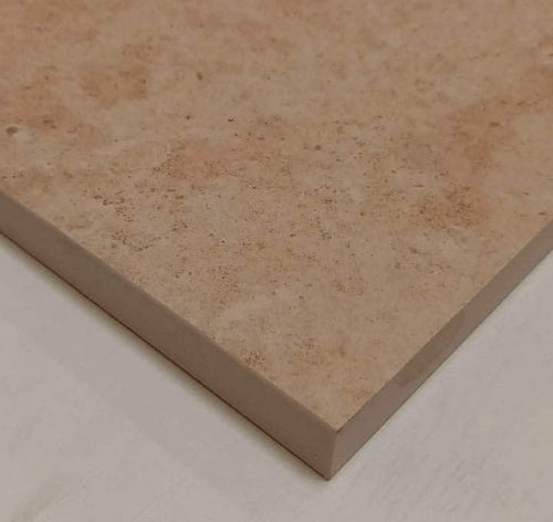 Carrelage  -  Carrelage extérieur grès cérame ivoire beige rectifié - gamme Racines ref J209 - 60x60 - Ep=20mm - Novoceram