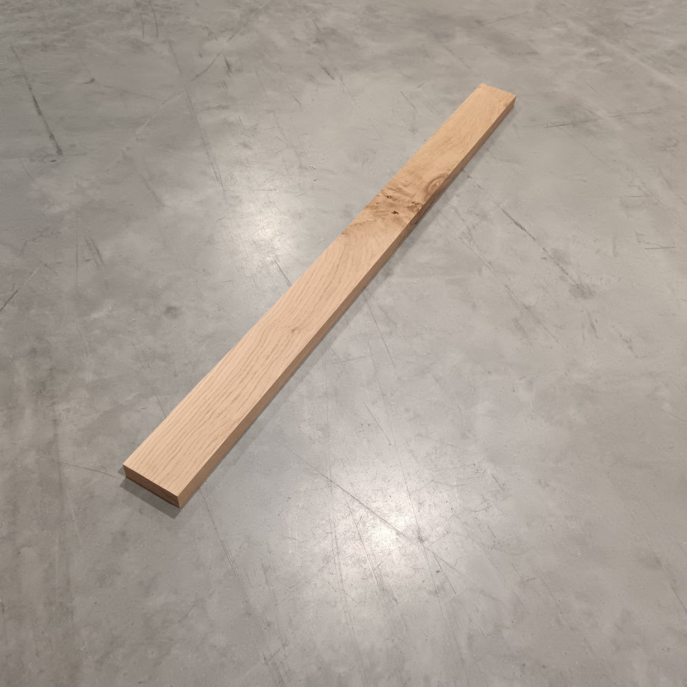 Planche bois massif chêne - 24x75 - L=1m - Choix B (raboté 4 faces)