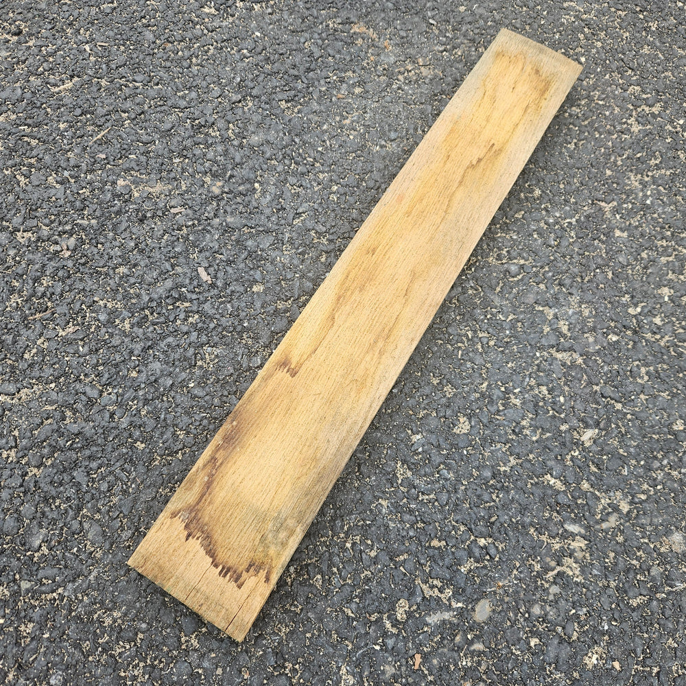 Planche chêne bois massif - 27 x 80 - L=0.6m (brut de sciage)