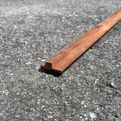 Barre de jonction merbau bois exo classe 4 - 12x35 - L=1m
