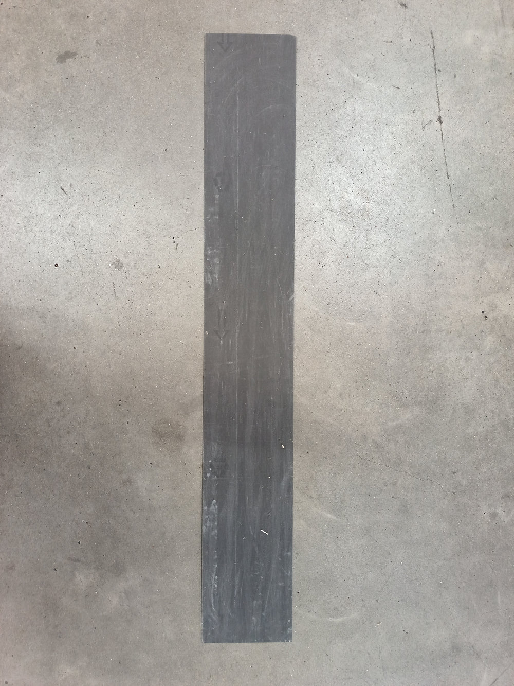 Dalle PVC marron foncé - 1200 x 180 mm - à coller