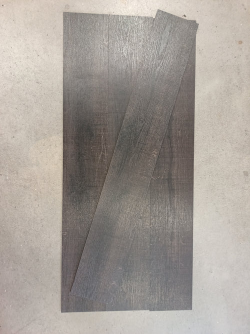 Dalle PVC marron foncé - 1200 x 180 mm - à coller