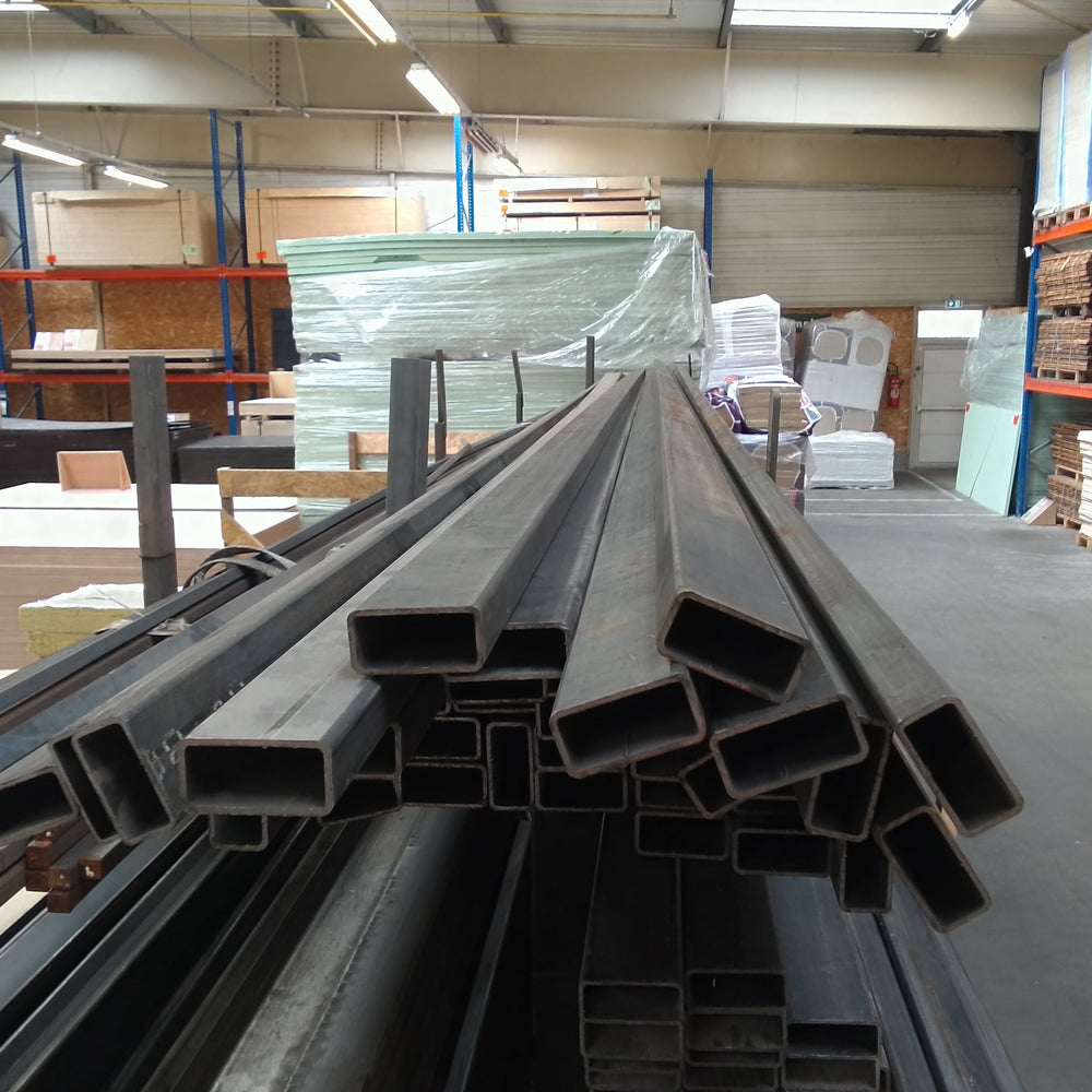 Tube acier - 60 x 30 x 3 mm - L=6m
