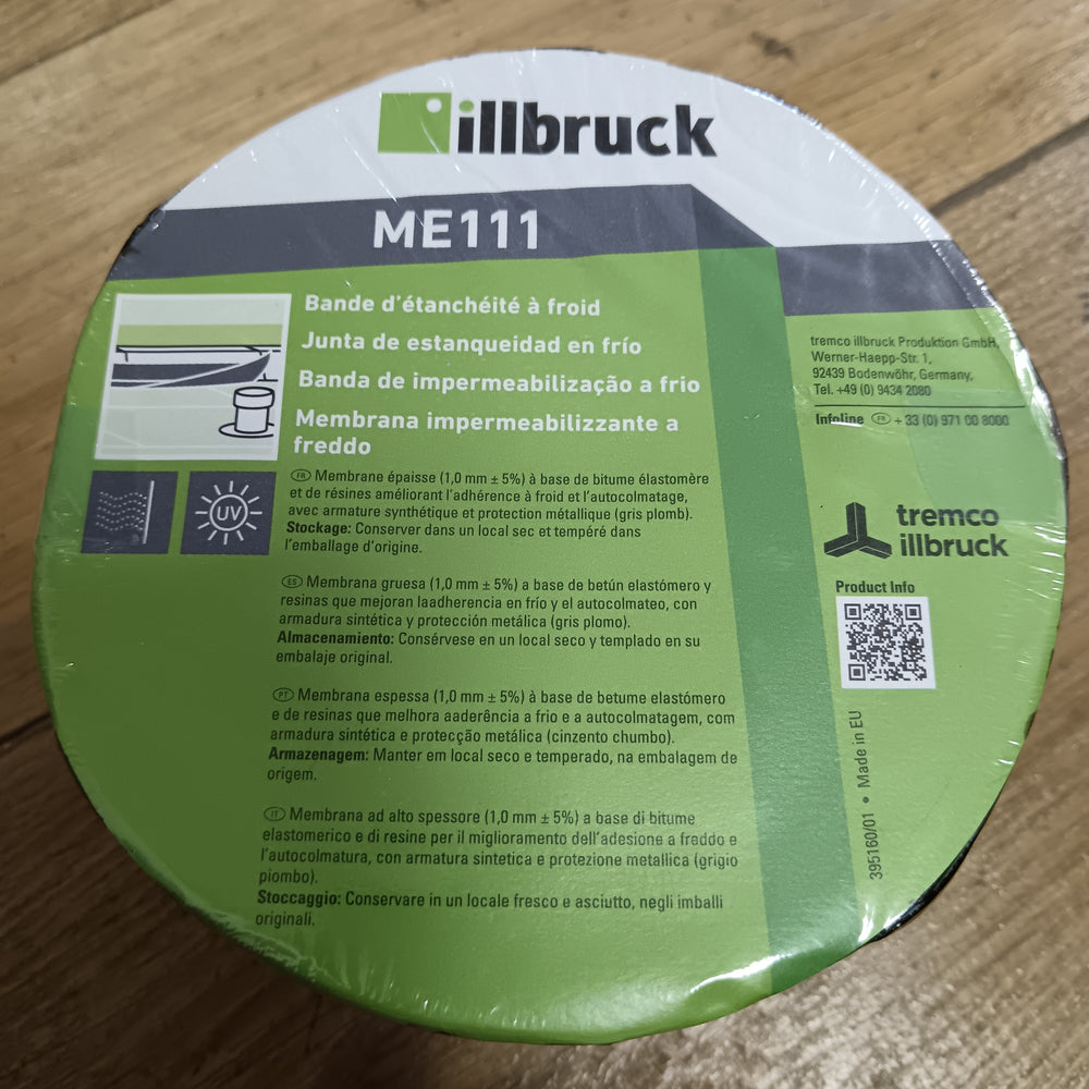 Rouleau bande étanchéité à froid  - 10 000 x 50 x 1 mm - ILLBRUCK (ME111)