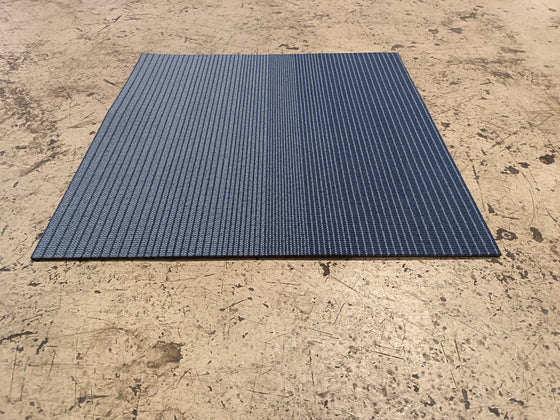 Dalle moquette bleu rayé - 500 x 500 mm — vue 2