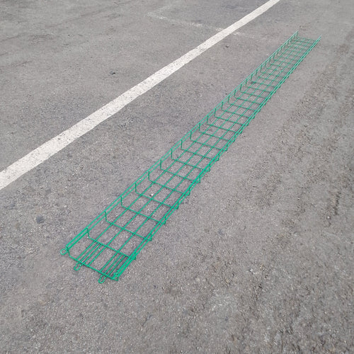 Chemin de câble acier vert - 3000 x 200 x 54 mm (fil)