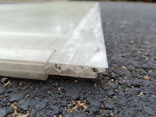 Plaque polycarbonate  - 1470 x 535 x 10 mm (chute)