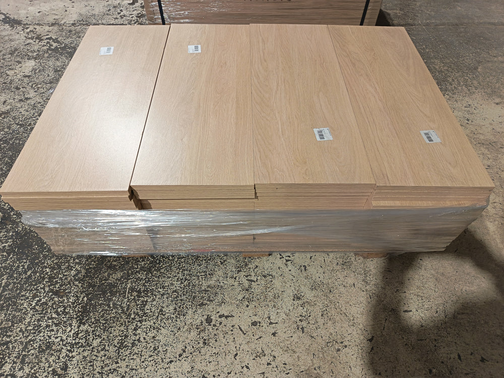 Tablette chêne clair aggloméré - 800 x 300 x 18 mm