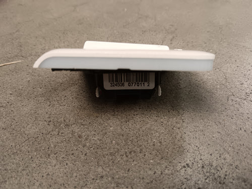 Interrupteur x 1 blanc - 80 x 80 mm