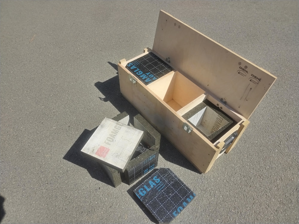 Caisse de transport contreplaqué  - 835 x 280 x 325 mm