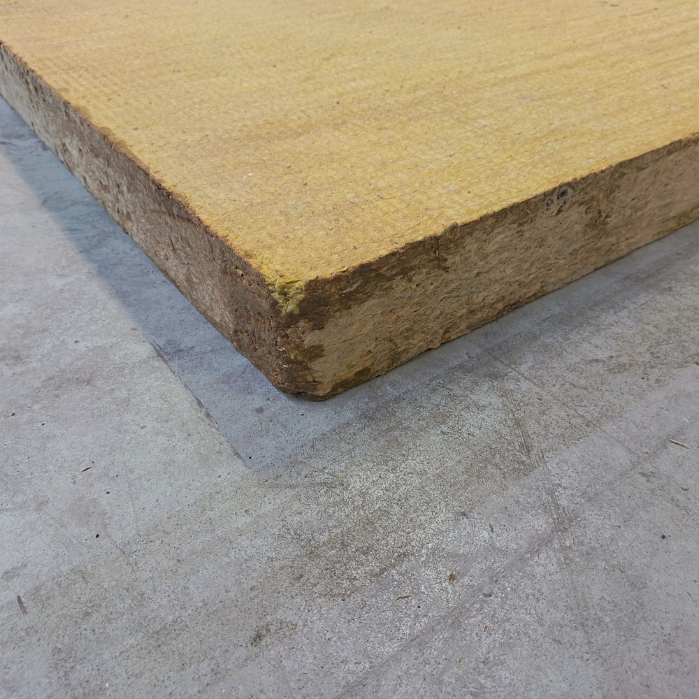 Panneau laine de roche marron R 3.1 - 1200 x 1000 mm - Ep=100mm - ROCKWOOL (Rockfacade)