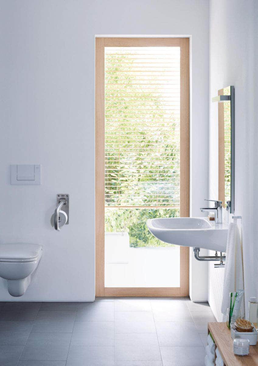 WC  -  Abattant D-CODE blanc version longue sans amortisseur de fermeture Réf.0060410000 DURAVIT