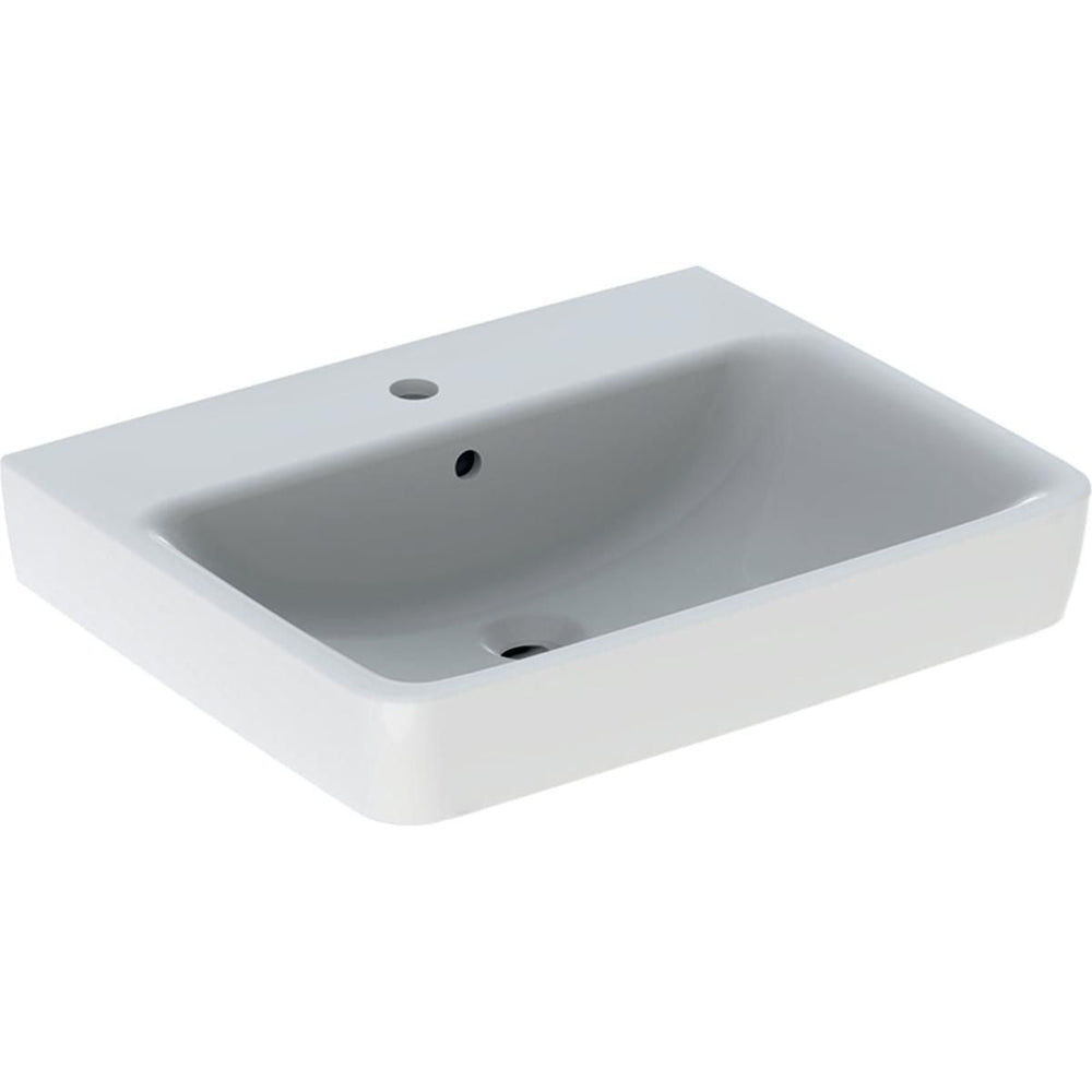 Lavabo Geberit Renova Plan 60 cm avec trop plein et trou de robinetterie Réf. 501.636.00.1 GEBERIT