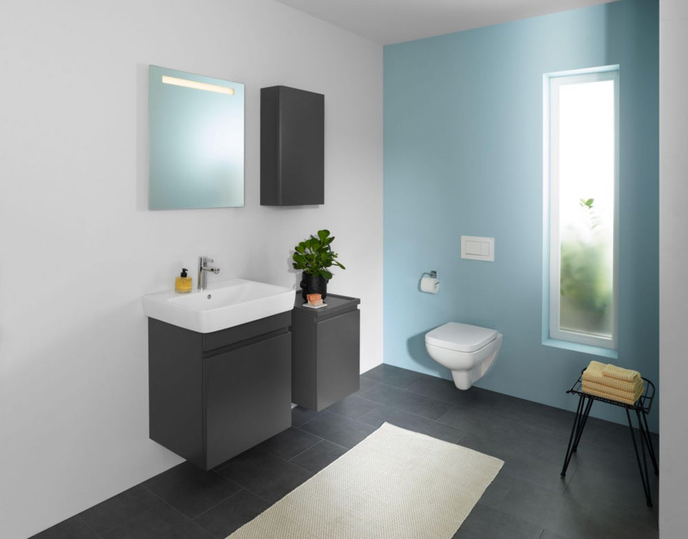 Lavabo Geberit Renova Plan 60 cm avec trop plein et trou de robinetterie Réf. 501.636.00.1 GEBERIT