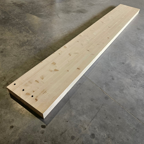 Etabli epicéa lamellé collé - 2500 x 520 x 86 mm (brut de sciage)
