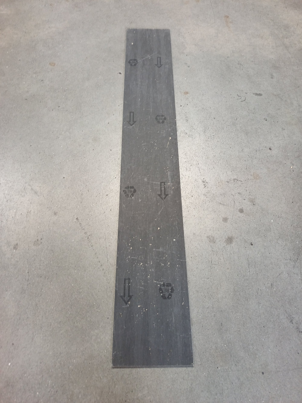 Dalle PVC beige - 1200 x 180 mm - à coller