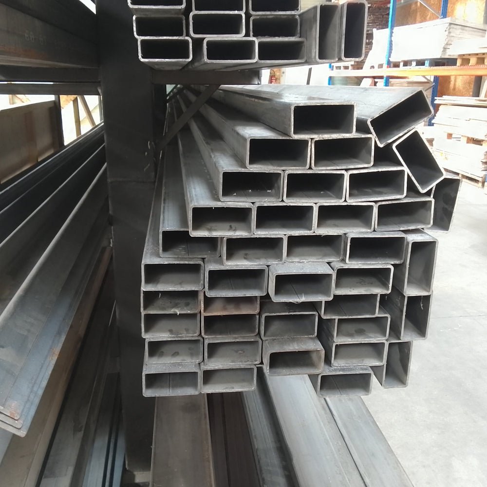 Tube acier - 80 x 40 x 3 mm - L=6m