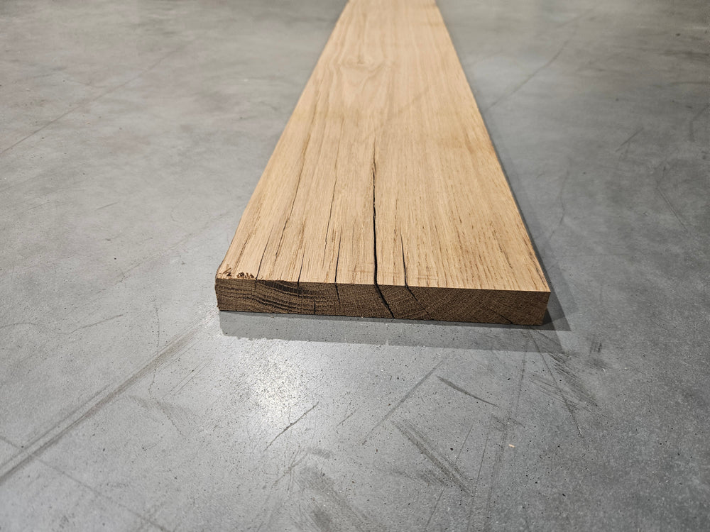 Planche chêne / chataîgner bois massif - 100 x 25 - L=2.4m (raboté 1 face)
