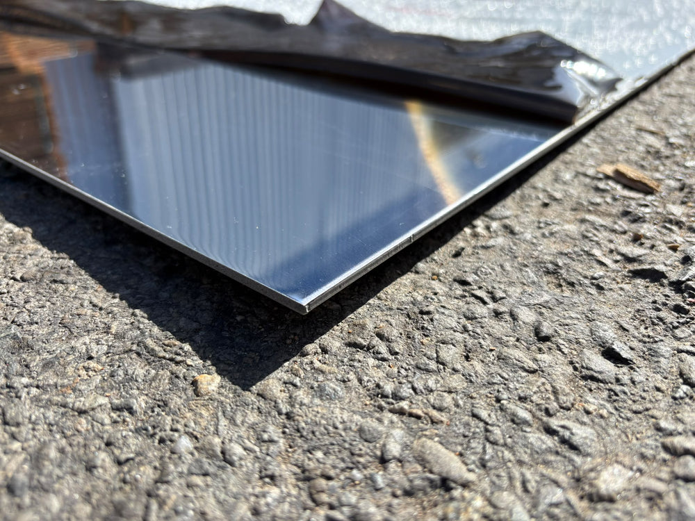 Panneau composite aluminium miroir - 2440 x 1220 x 3 mm - Alcadex