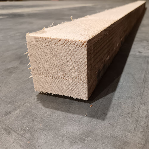 Chevron epicéa lamellé collé - 70 x 70 - L=2m (brut de sciage)