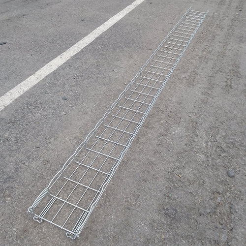Chemin de câble acier Argent - 3000 x 200 x 54 mm (fil)