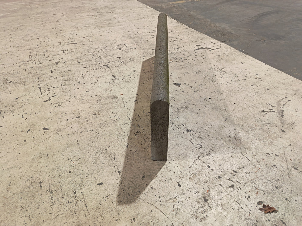 Bordure béton  - 1000 x 290 x 60 mm (demi-rond)