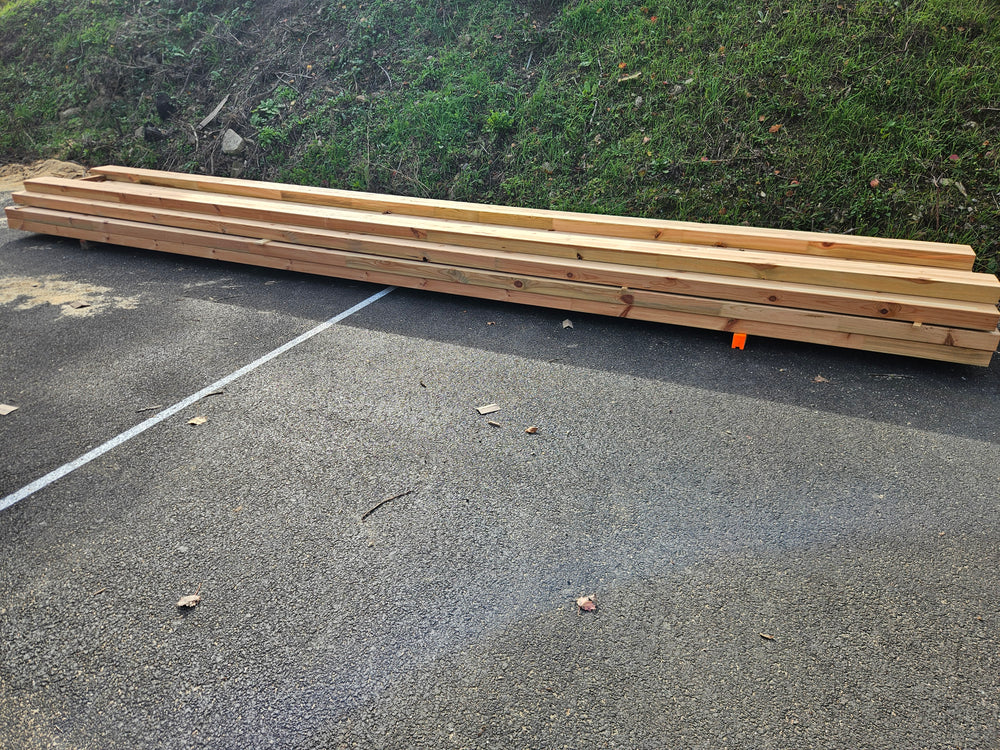 Poutre douglas lamellé collé - 80 x 200 - L=6.5m (raboté 4 faces)