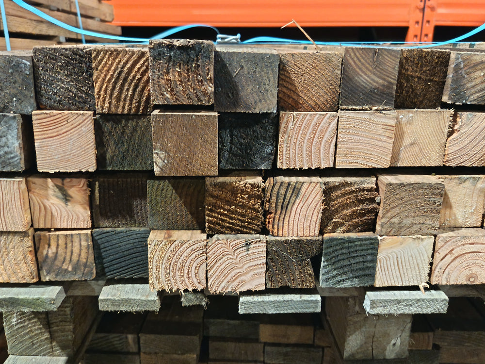 Tasseau resineux bois - 50 x 50 - L=1.2m (brut de sciage)