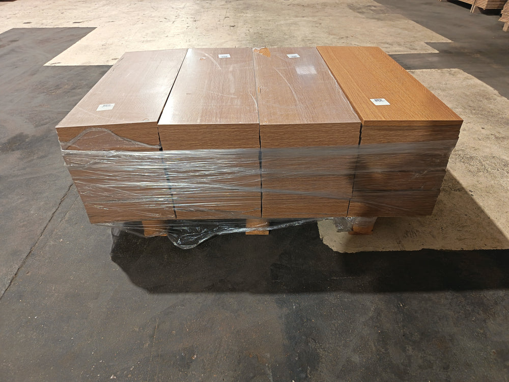 Tablette chêne moyen aggloméré - 800 x 300 x 18 mm