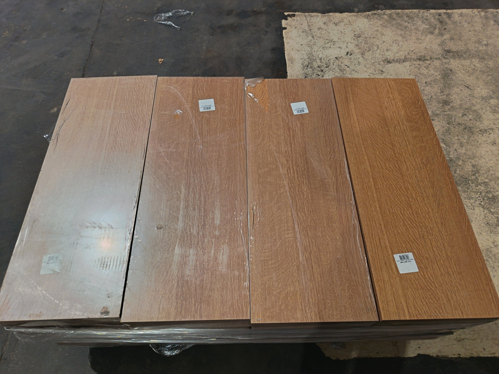 Tablette chêne moyen aggloméré - 800 x 300 x 18 mm