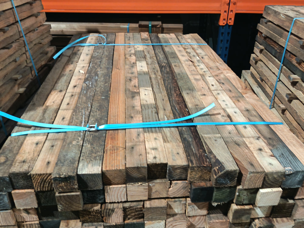 Tasseau resineux bois - 50 x 50 - L=1.2m (brut de sciage)