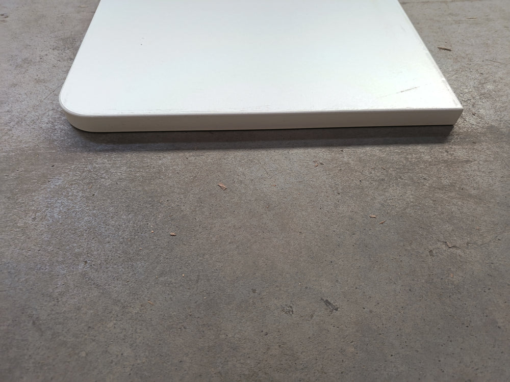 Tablette aggloméré blanc - 1200 x 360 x 18 mm (bord arrondi)