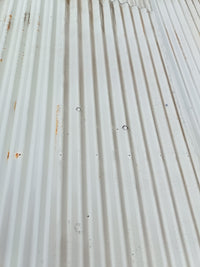 Bardage acier blanc - 2700 x 1050 mm (ondulé)