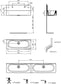 Divers sanitaires  -  Couvre joints lavabo (2) Contour 21 avec dosseret blanc réf. S327801
