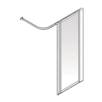 Paroi douche et bain  -  Paroi de douche AKW Option HF 600x1880 mm - AKW 92298N
