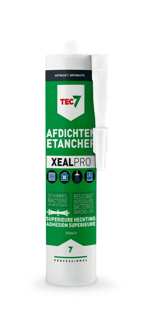 Divers sanitaires  -  Mastic d'étanchéité Tec7 XealPro 310 ml anthracite - Réf. 528004000